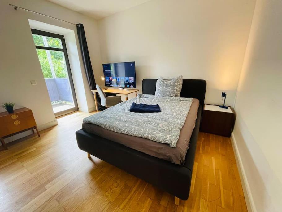 Charmante Wohnung Im Gruenen Leipzig Exterior foto
